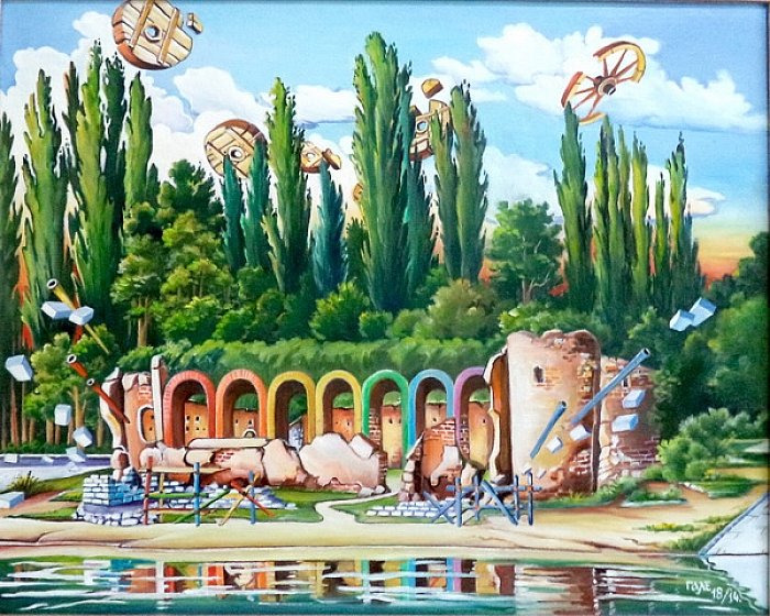 Vaskrsenje šabačke tvrđave, Slika Gašić Miodrag - Gale