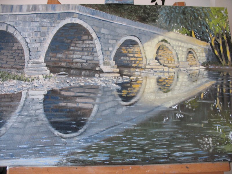 Rimski most Ilidža, Painting Malbašić Verica