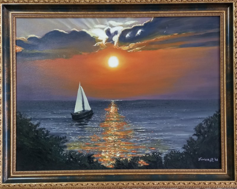 Jedrenjak Kruce, Slika Malbašić Verica