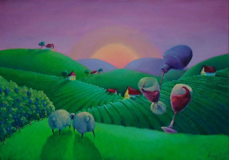 Vinogradi, Slika Miladic Svetlana