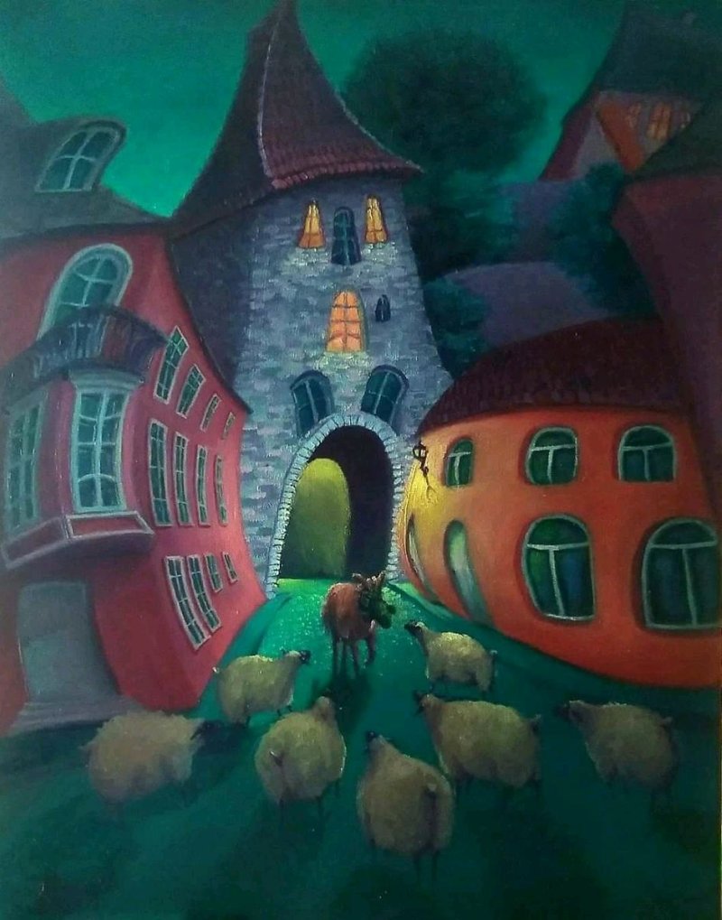 Forbidden hours, Painting Miladic Svetlana