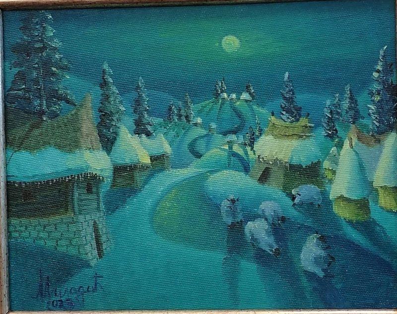 Snezni decembar, Slika Miladic Svetlana