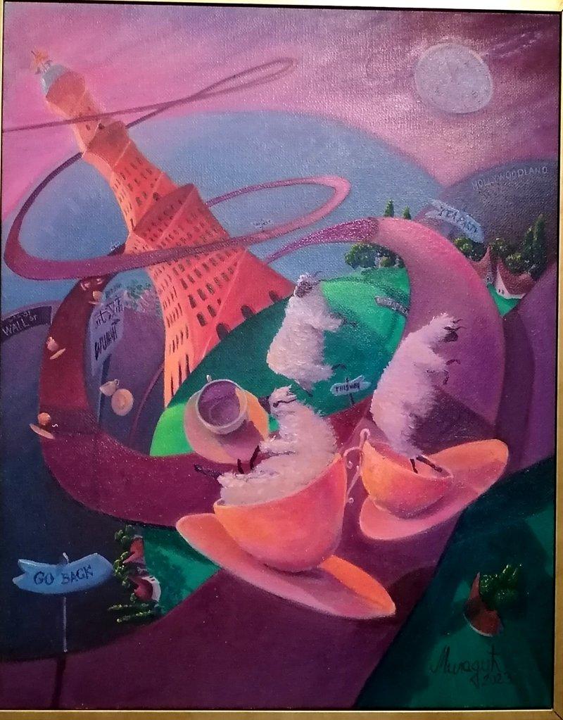 Flight control, Painting Miladic Svetlana