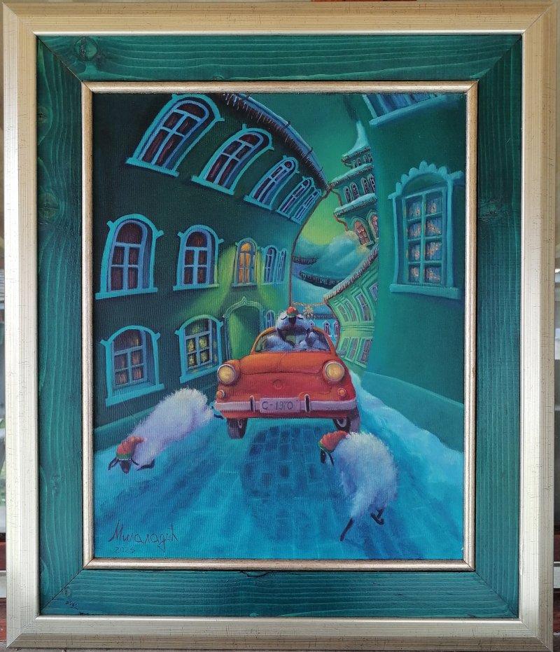 Christmas Eve, Painting Miladic Svetlana