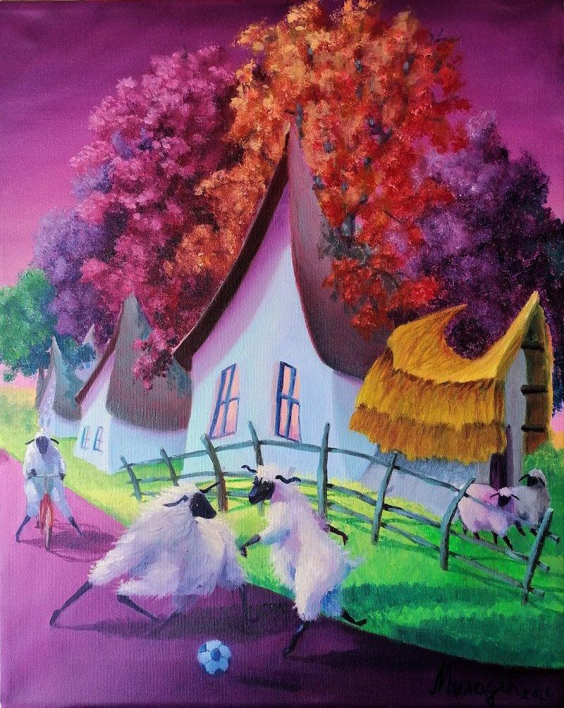 One on one, Painting Miladic Svetlana