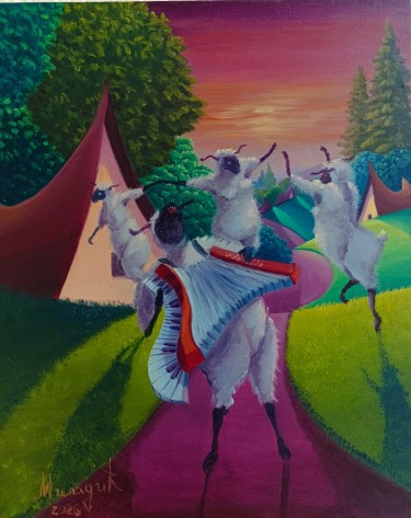 Village revelers