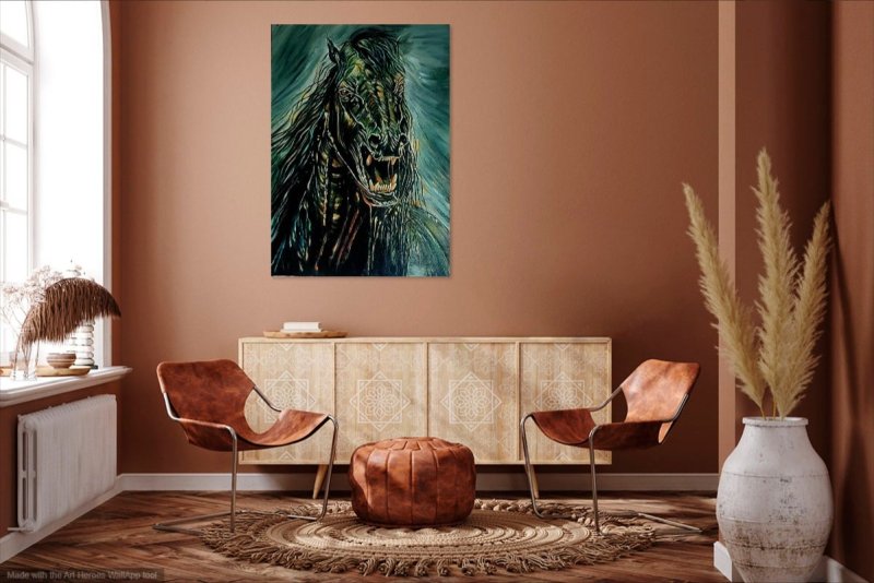 Devils Horse, Painting Matovic Matija