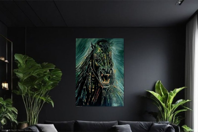 Devils Horse, Painting Matovic Matija