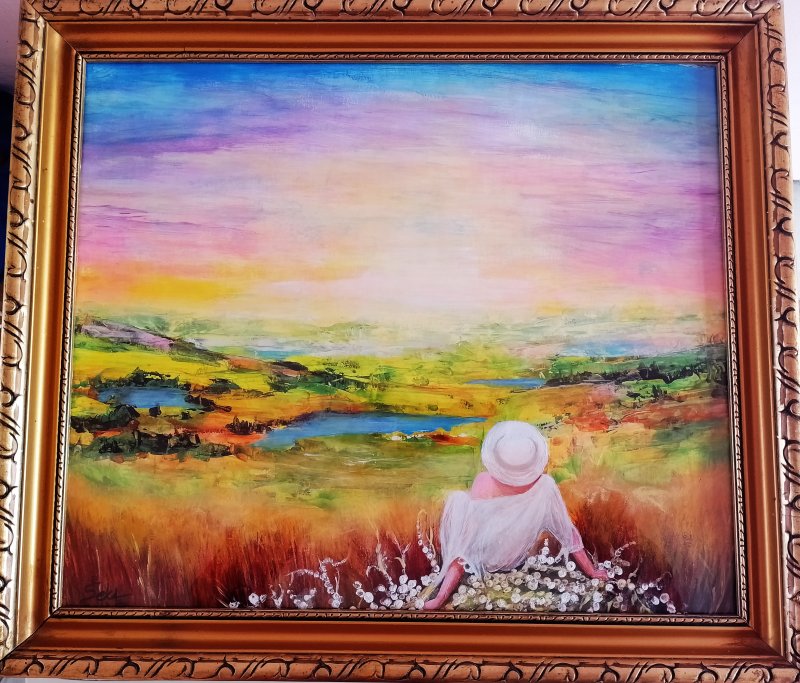 Floral trail 2, Painting Balašević Radmila Seka