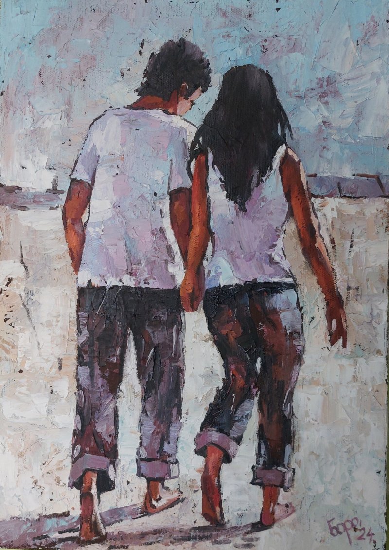 Zaljubljeni, Painting Mijailović Borisav