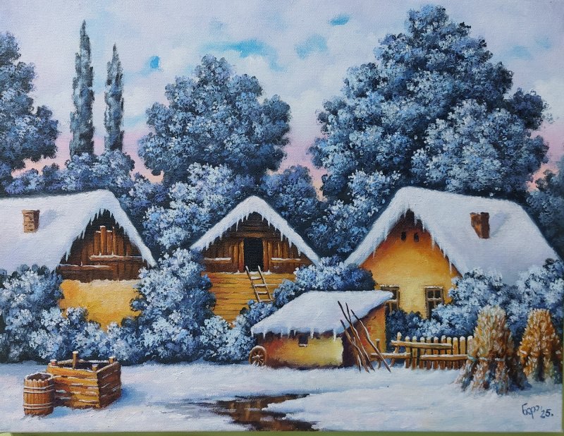 Ala je zabelelo, Painting Mijailović Borisav