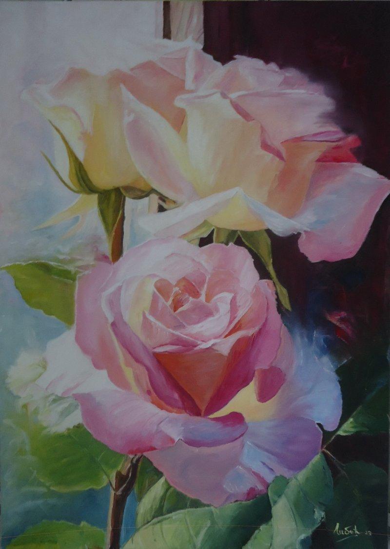 Ružičaste latice, Painting Libic Stana