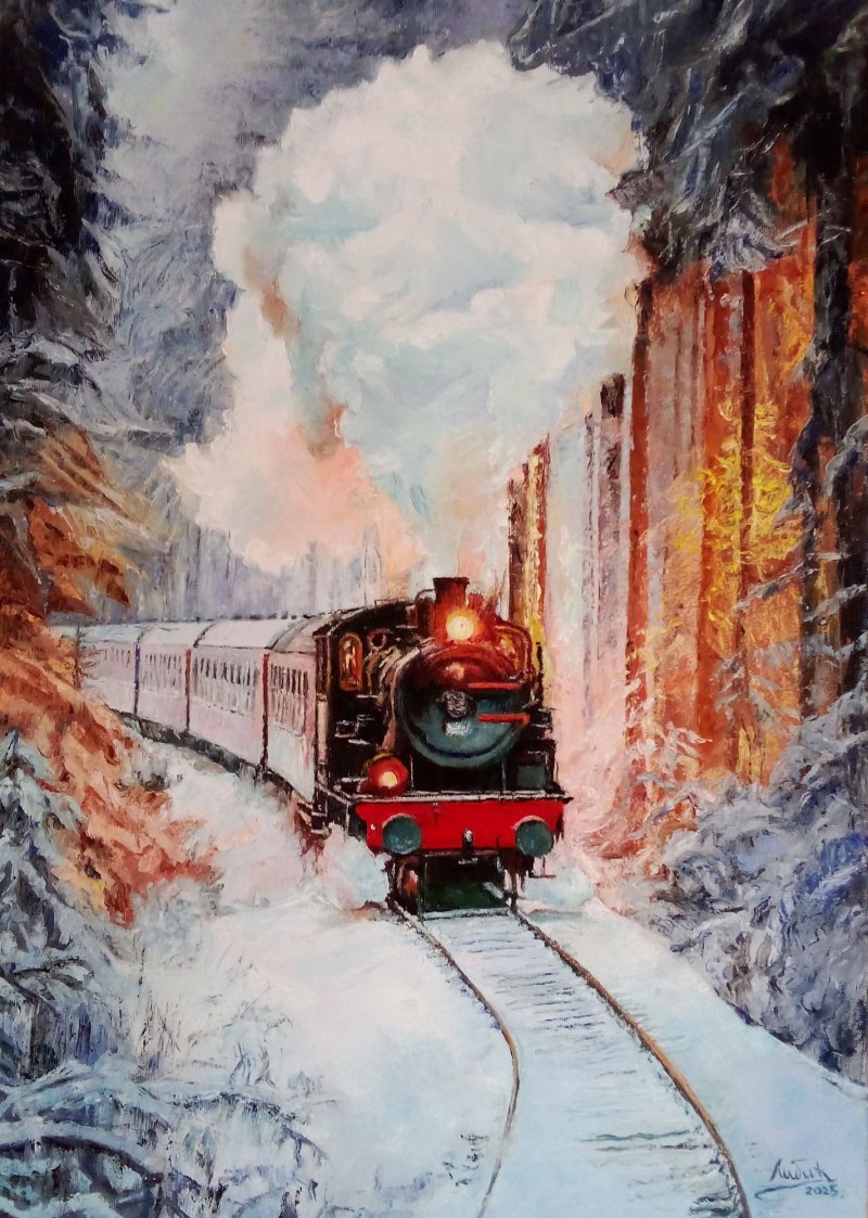 Voz u snegu, Painting Libic Stana