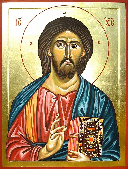 Ikona Isusa Hrista 50x70 cm, Painting ORTHODOX ICONS- artist Miloš Timotijević