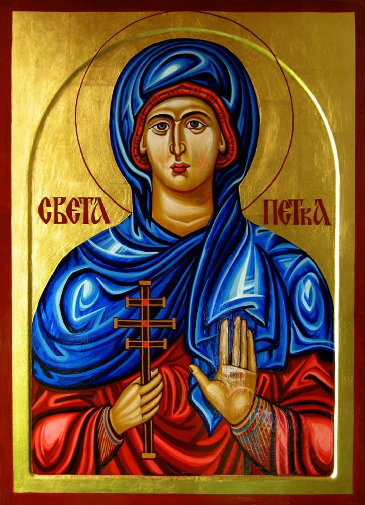 Sveta Petka- ikona 50x70 cm, Painting ORTHODOX ICONS- artist Miloš Timotijević