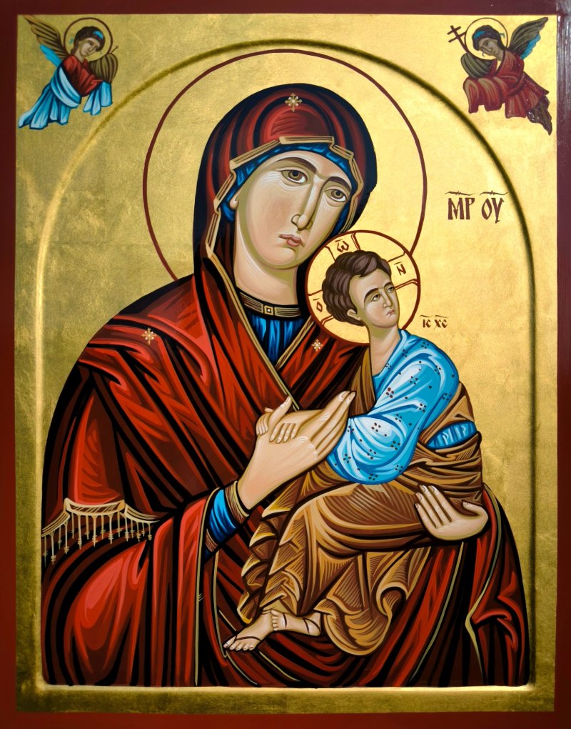 Presveta Bogorodica 40x50 cm, Painting ORTHODOX ICONS- artist Miloš Timotijević