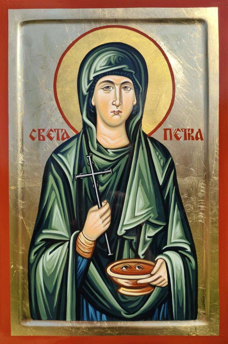 Orthodox icon Sveta Petka Rimljanka dimensions 20x30 cm