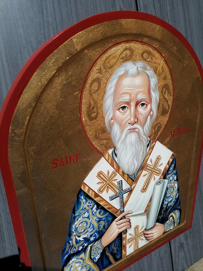 Orthodox icon- "Saint Andrew", dimensions 50x40 cm, Painting ORTHODOX ICONS- artist Miloš Timotijević