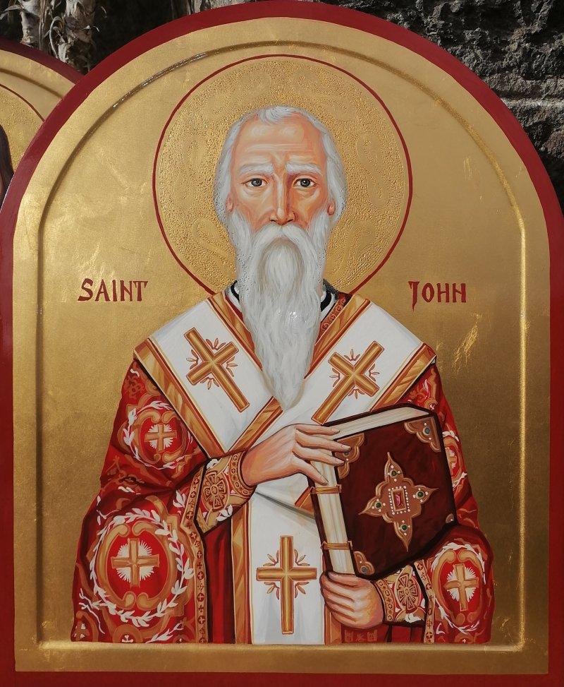 Ikona-"Sveti Jovan Bogoslov", dimenzije 40x50 cm, Slika PRAVOSLAVNE IKONE- ikonopisac Miloš Timotijević