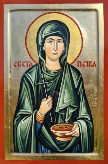 Orthodox icon Sveta Petka Rimljanka dimensions 20x30 cm