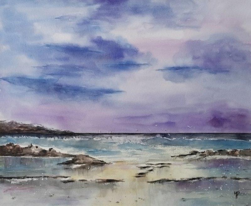 The calm of the day, Painting Roganovic Marija
