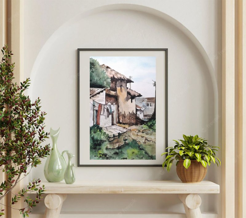 Rural, Painting Roganovic Marija