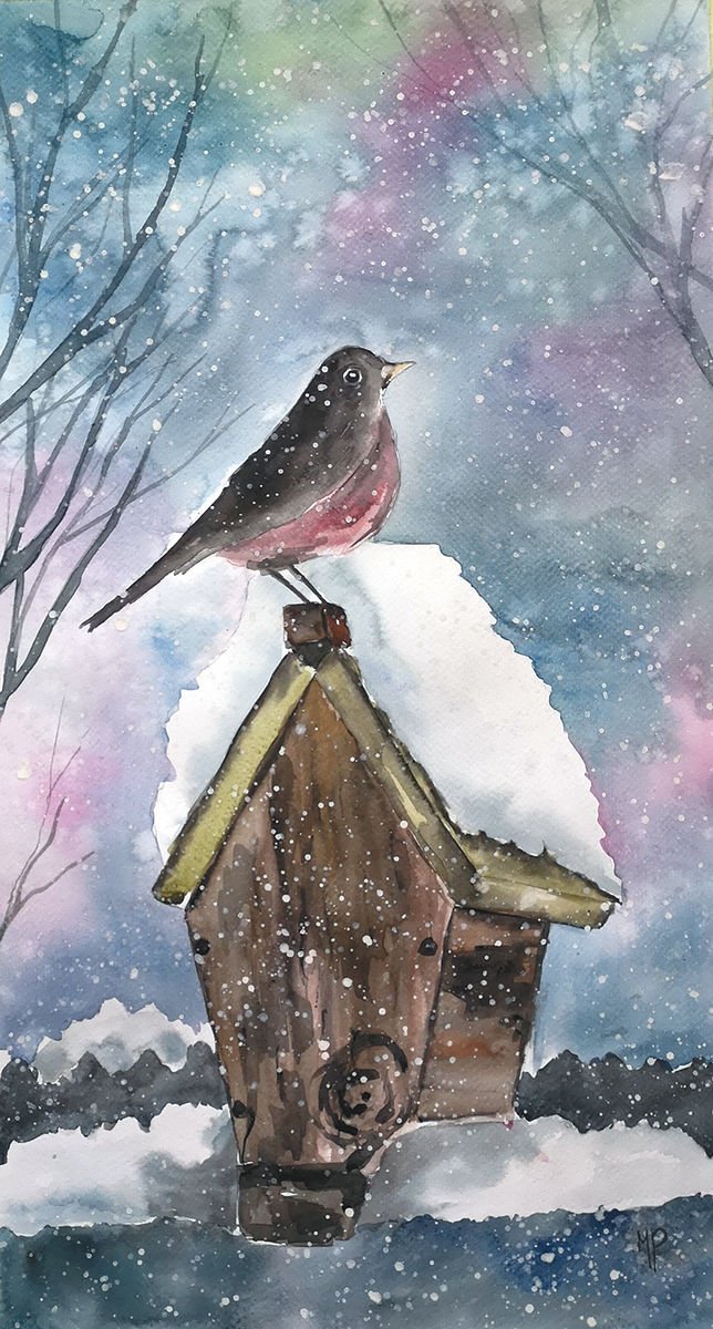 Winter song, Painting Roganovic Marija