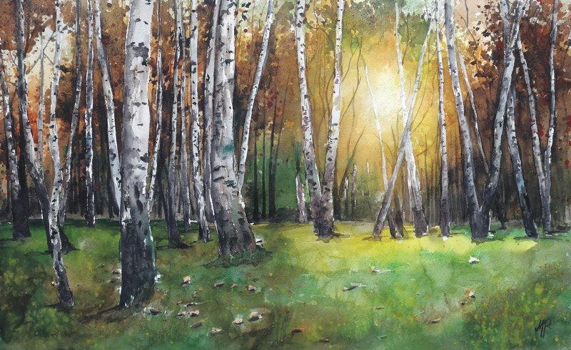 Sunset vibes, Painting Roganovic Marija