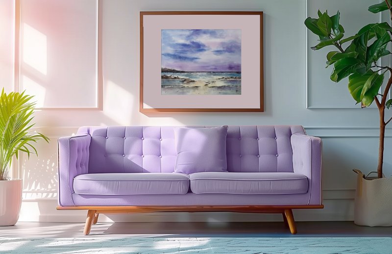 The calm of the day, Painting Roganovic Marija