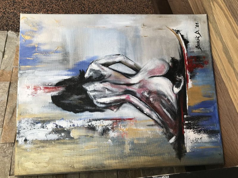 Longing, Painting Djukic Dragana