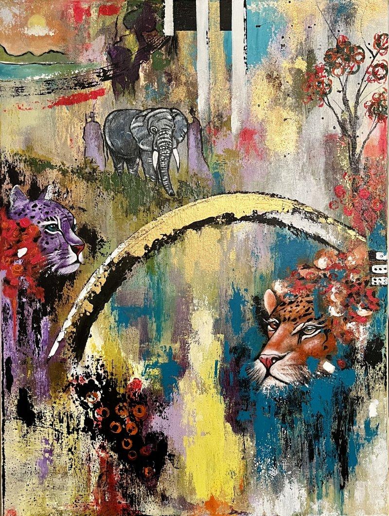 The story from jungle, Painting Djukic Dragana
