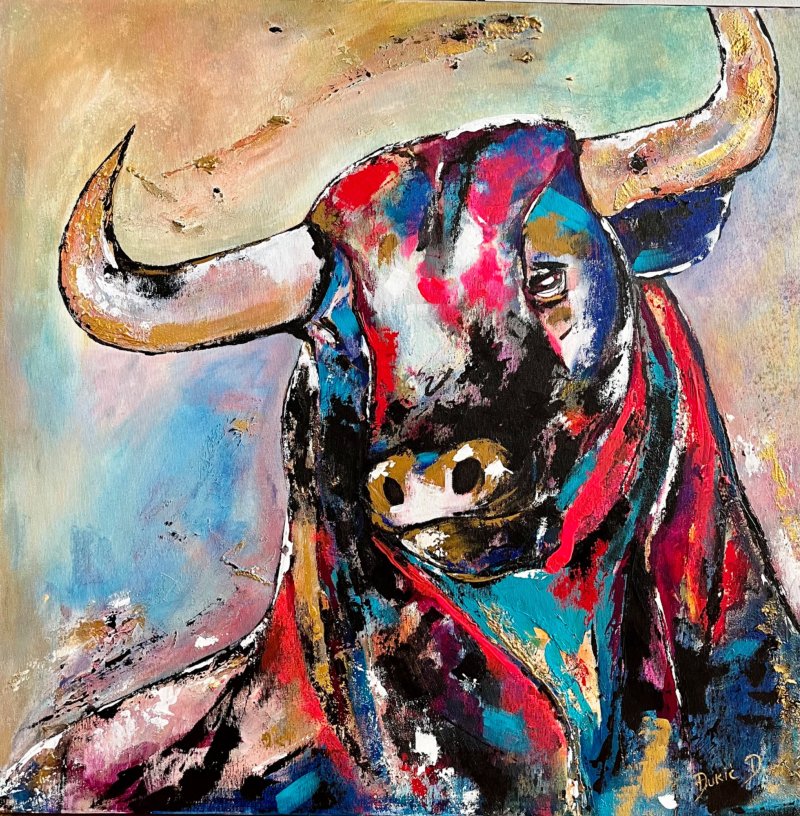 Bull II, Painting Djukic Dragana