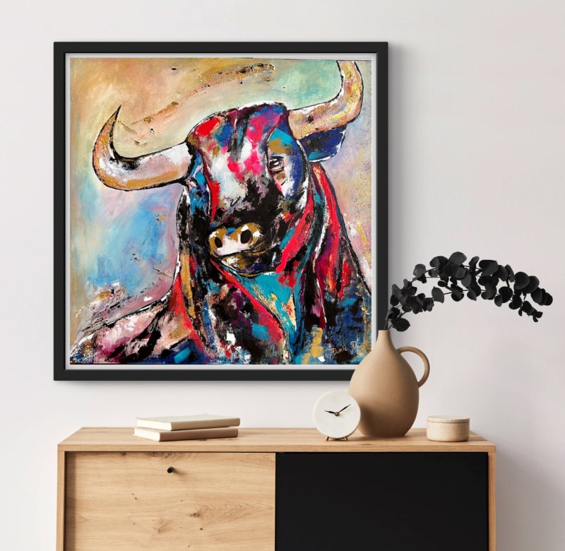 Bull II, Painting Djukic Dragana