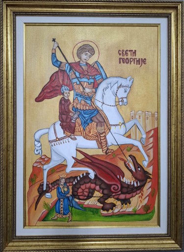 Saint George, Painting Djukic Dragana