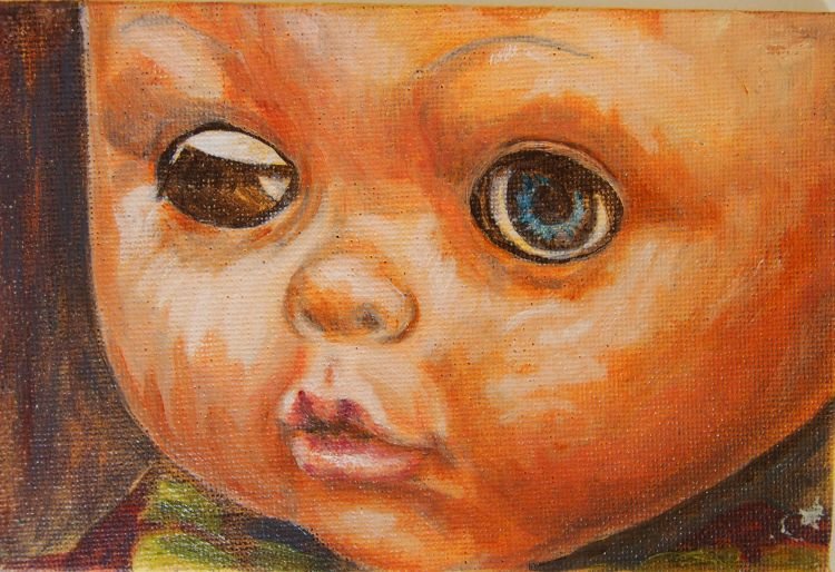 doll, Painting Lilic Snezana