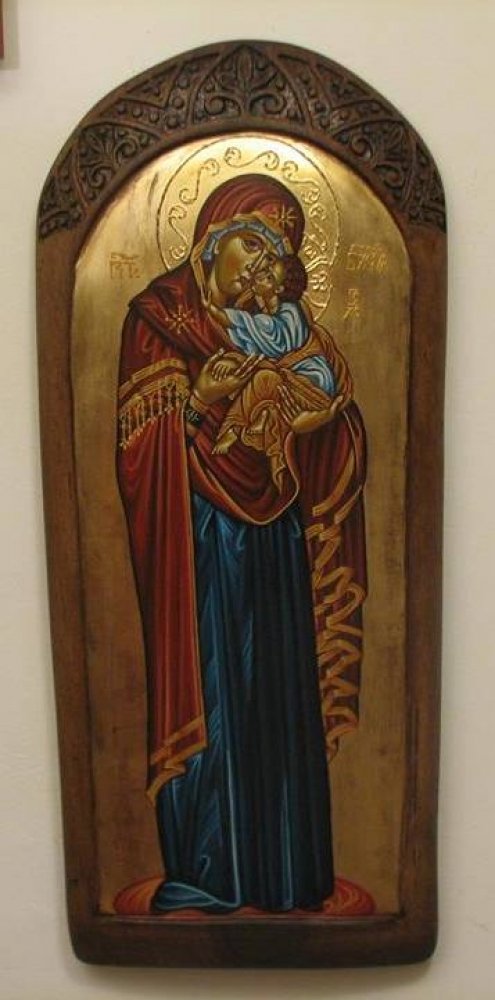 Theotokos Decanska, Painting Hadzi Milica Zada