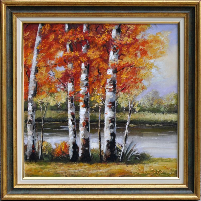 Birch, Painting Hadzi Milica Zada