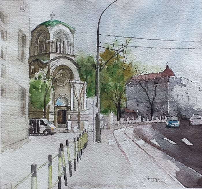 Crkva Aleksandra Nevskog 1, Painting Petrović Radmila