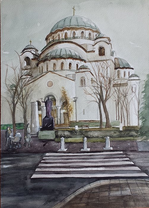 Church of Saint Sava 6, Painting Petrović Radmila