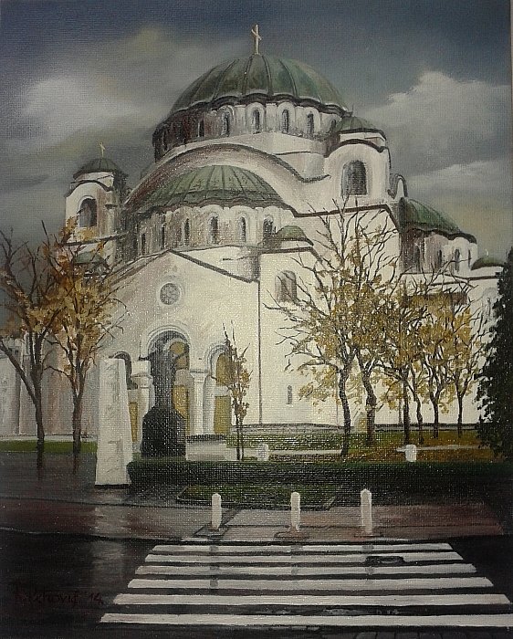 Hram Sv.Save, Painting Petrović Radmila