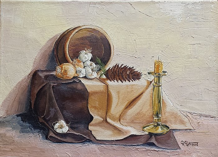 Mrtva priroda, Painting Petrović Radmila