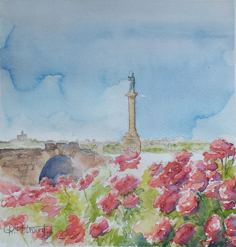 Belgrade 57, Kalemegdan, Painting Petrović Radmila