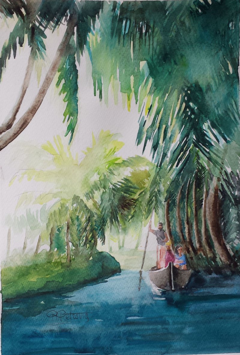 India, Painting Petrović Radmila