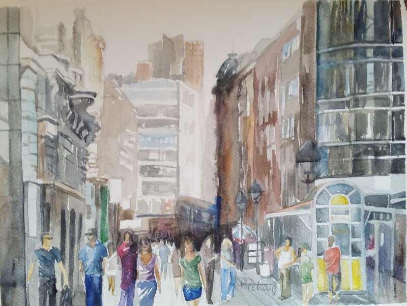 Belgrade 47, Knez Mihailova, Painting Petrović Radmila