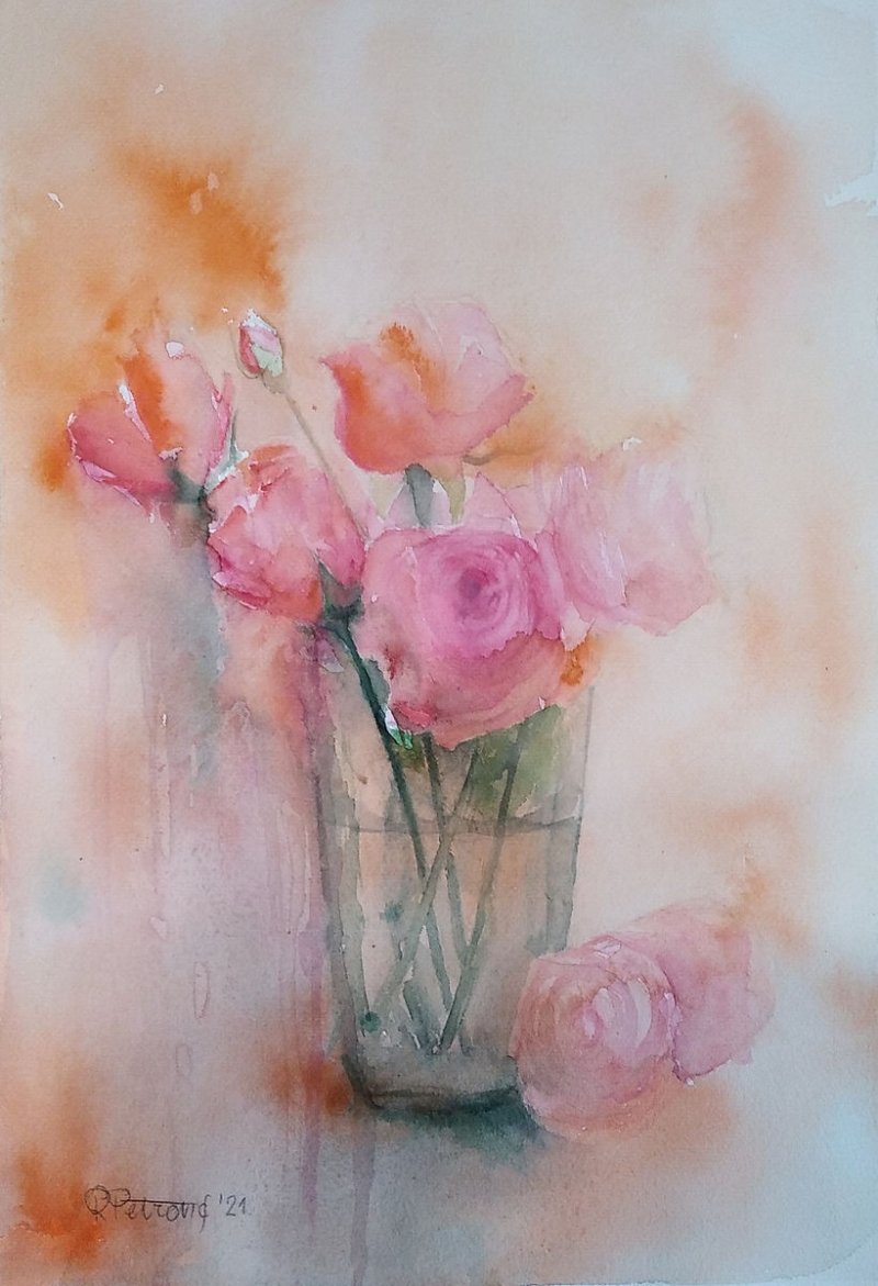 Flowers 22, Painting Petrović Radmila