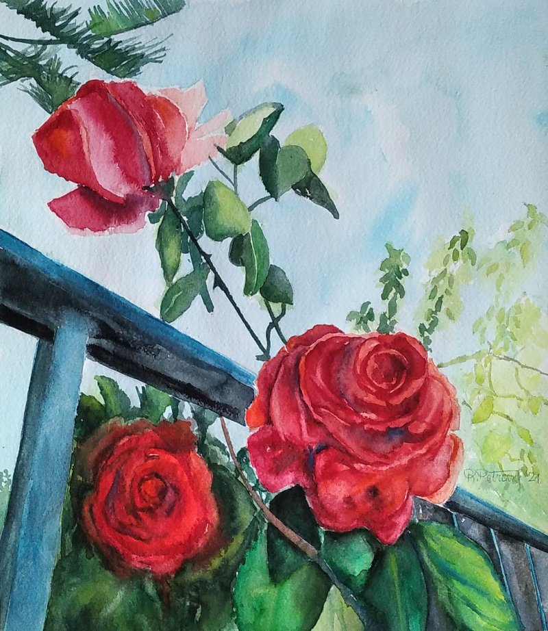 Flowers 23, Painting Petrović Radmila