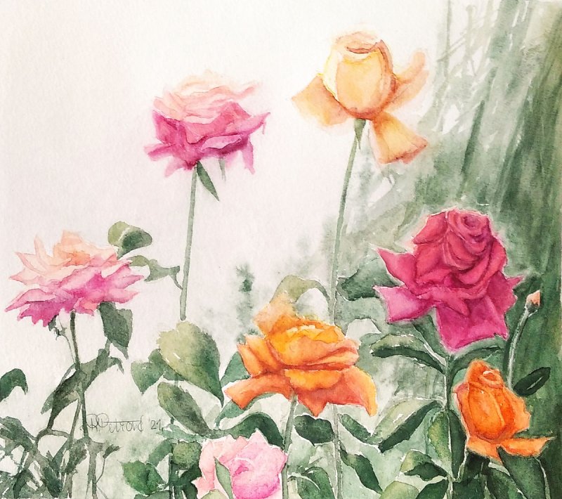Flowers 26, Painting Petrović Radmila