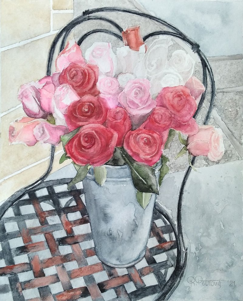 Flowers 27, Painting Petrović Radmila