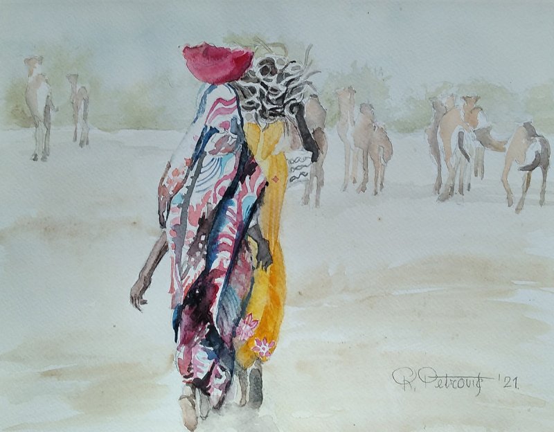 Chad, Africa, Slika Petrović Radmila