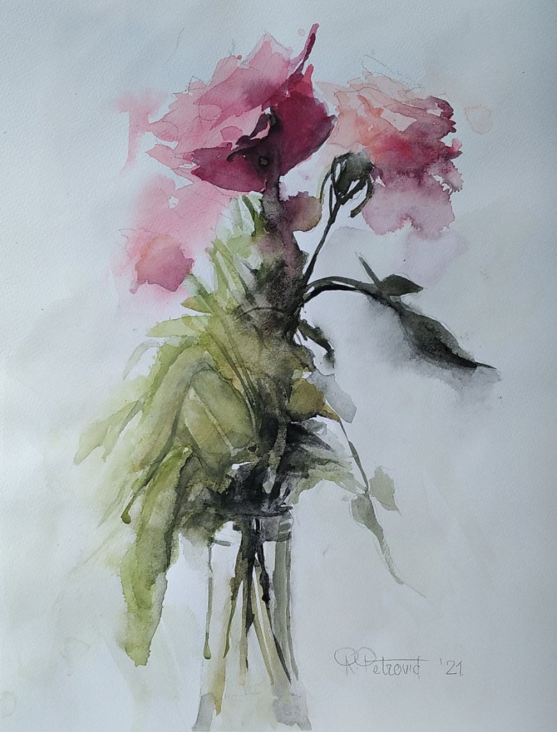 Flowers 28, Painting Petrović Radmila